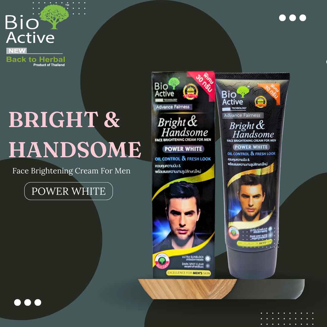 Picture of Bio Active Bright & Handsome Cream for Men-70gm