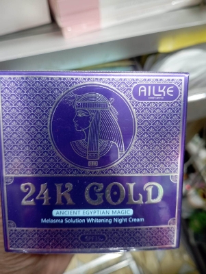 Picture of AILKE 24K Super Whitening Cream Ancient Egyptian Magic Melasma Solution Whitening Night Cream -35g