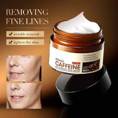 Picture of Sadoer Retinol Caffeine Moisturizing Cream Fade Wrinkle Firming Lifting Anti-Aging Whitening Cream-50gm