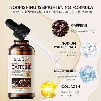 Picture of Sadoer Retinol Caffeine Anti Wrinkle Essence Skin Glow Essence -30ml