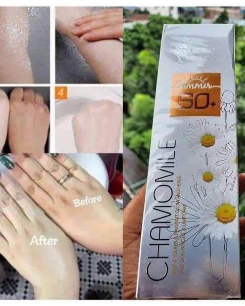 Picture of Chamomile Essence Shoothing, Moisturizing, Isolating And Protecting Sunscreen Spray SPF 50++