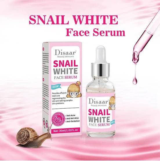 Picture of Disaar Snail White Whitening Serum - Anti-Aging & Acne Moisturizing Facial Treatment-30ml