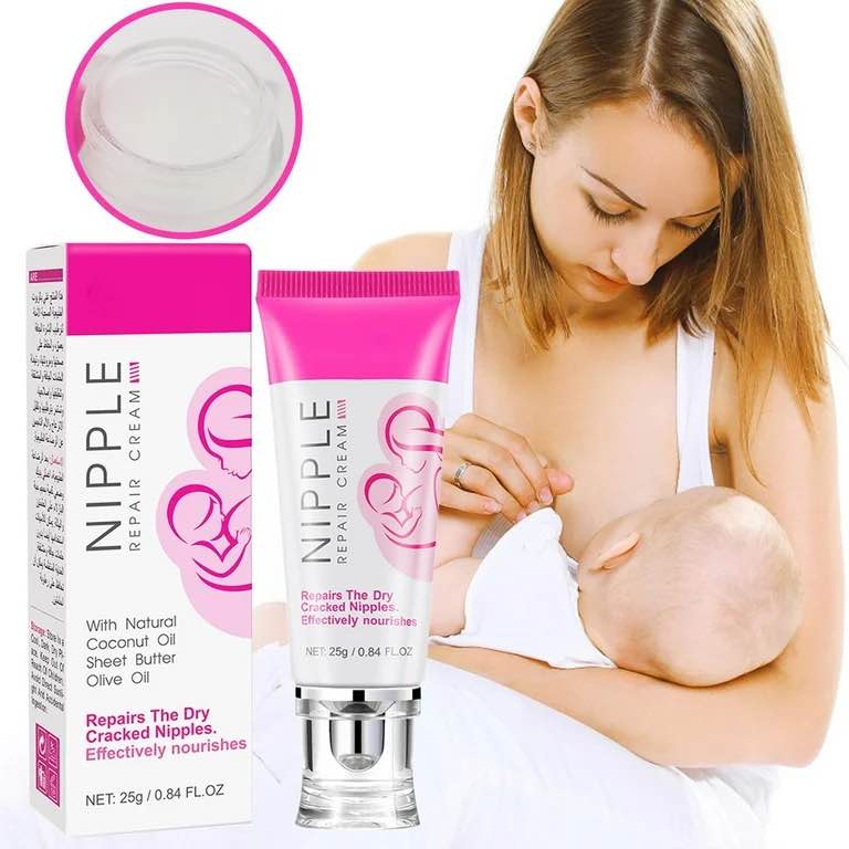 Picture of GUANJING Natural Repairing Breast Nipple Cream Nourishing Mom Women Pink Nipple Cream -25gm