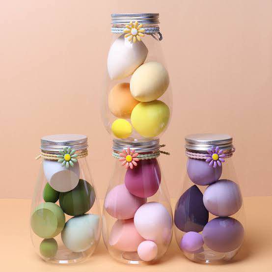 Picture of 6 Pcs Make Up Puff Makeup Sponge Foundation Powder Sponge Beauty Tool Makeup Tool Accessories