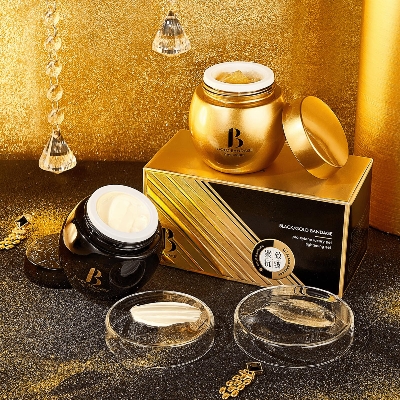 Picture of Black Gold Bandage Day Night Face Cream Set Anti Aging Repairing Moisturizing Nourishing Cream -110gm