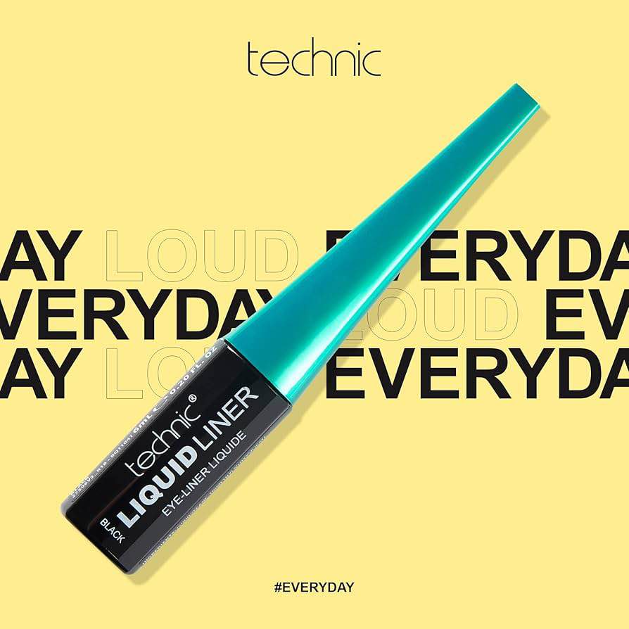 Picture of Technic Waterproof Liquid Eyeliner - Black | Smudge-Proof & Long-Lasting