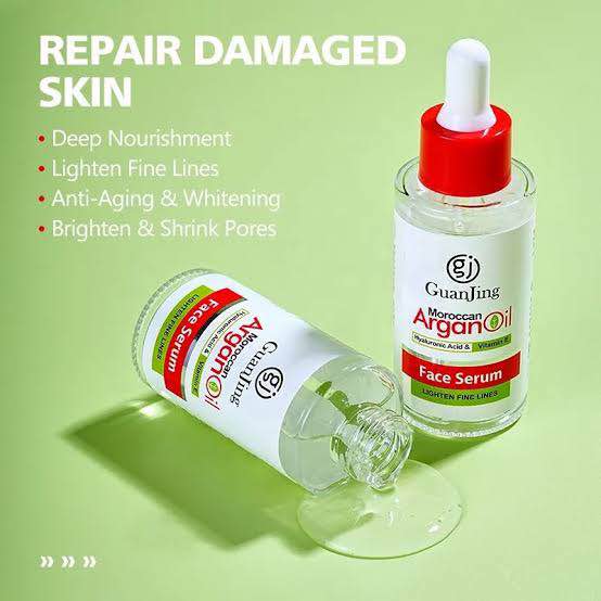 Picture of Guanjing Moroccan argan oil with hyaluronic acid face serum-40ml