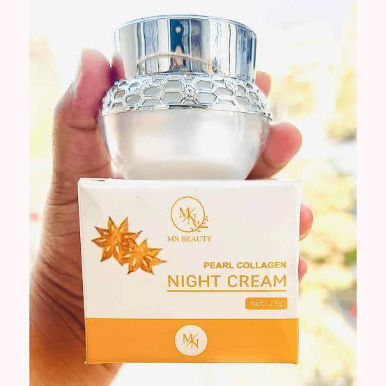 Picture of MN Beauty Pearl Collagen Night Cream-25gm (Thailand)
