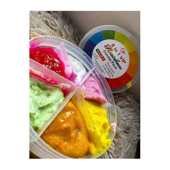 Picture of 6 in 1 VIP Rainbow Facial Kit Combo Pack | Facial Kit Combo