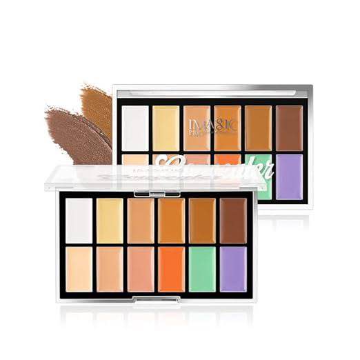 Picture of Imagic 12 Color Full Coverage Cream Concealer Pallete - Professional Makeup Concealers for Blemishes,Dirk circles & redness