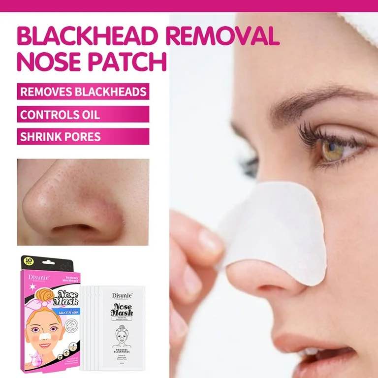 Picture of Disunie Purifying Nose Mask Pore Strips Deep Cleansing Blackhead Remover -10 Strips