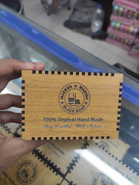 Picture of Makkah Madina Hand Made Black Soap 100g