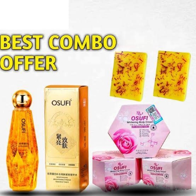 Picture of Osufi Skin Care Combo -3pcs ( Serum + Saffron Soap + Body Cream)
