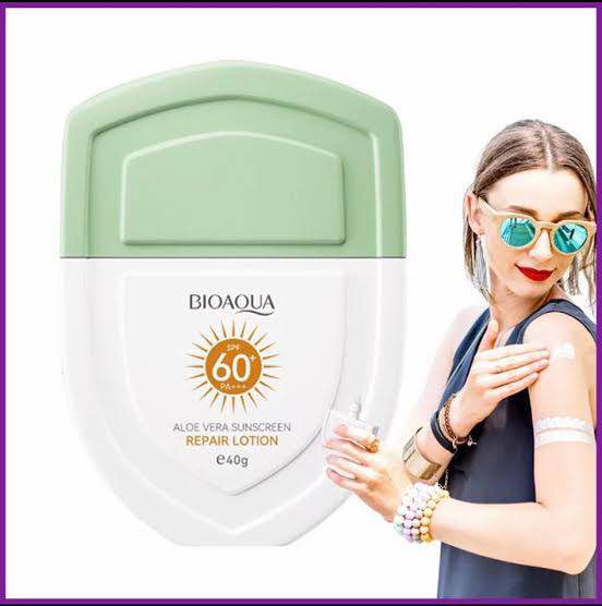 Picture of BIOAQUA Aloe Vera Sunscreen Repair Lotion SPF 60+ PA+++-40gm