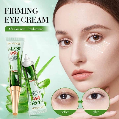 Picture of Bioaqua Tightening and Moisturizing Eye Cream Aloe Vera Moisturizing and Rejuvenating Eye Cream-20gm