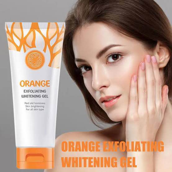 Picture of Orange Exfoliating Whitening Gel Orange Exfoliating Gel Scrub -50gm