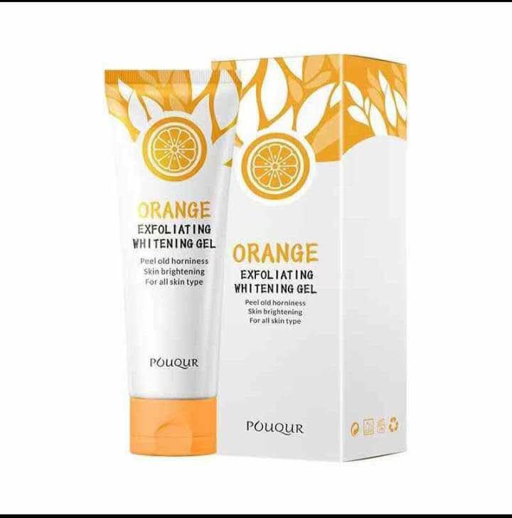 Picture of Orange Exfoliating Whitening Gel Orange Exfoliating Gel Scrub -50gm