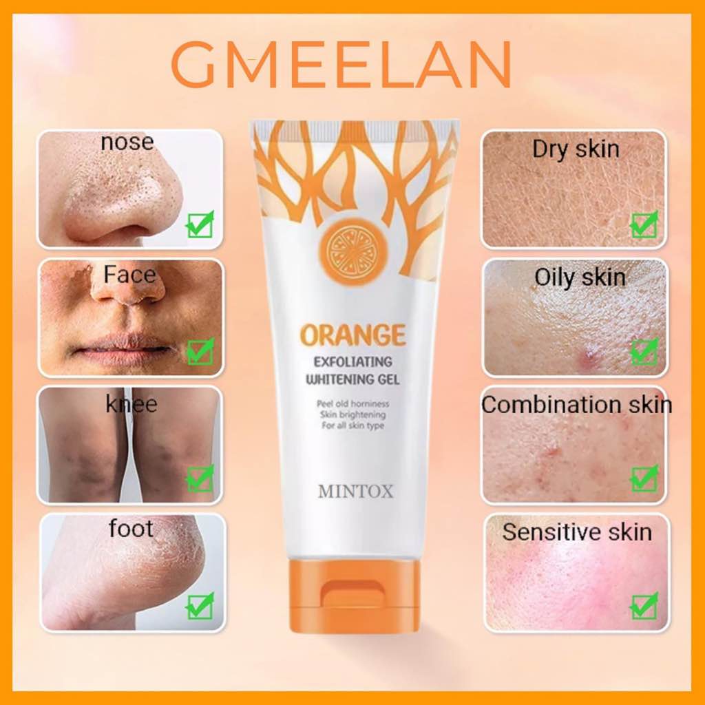 Picture of Orange Exfoliating Whitening Gel Orange Exfoliating Gel Scrub -50gm