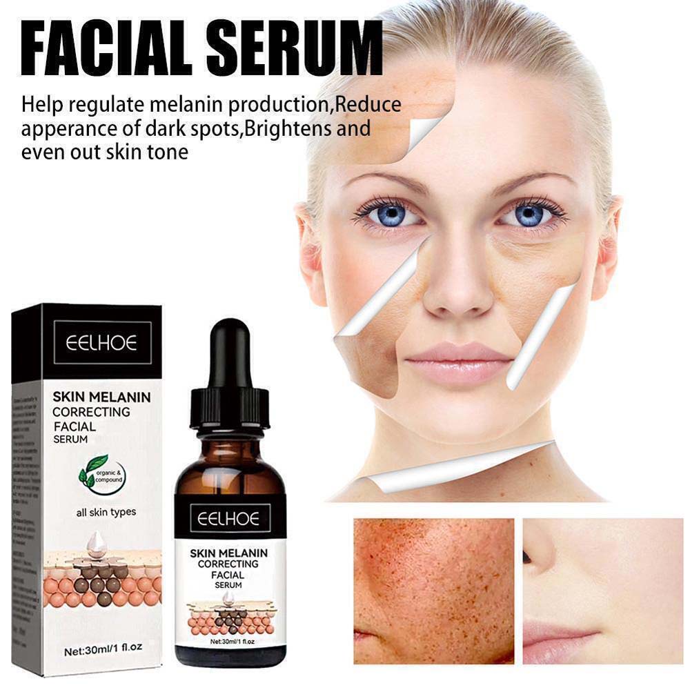 Picture of EELHOE Melanin Correcting Serum Fade Dark Spots Anti Freckle Melasma Remover Lightening Pigment Blemish Vitamin C Face Essence-30ml