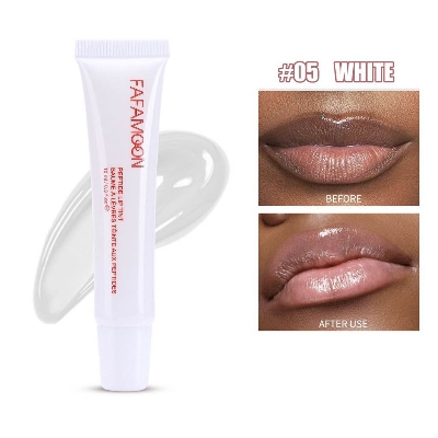 Picture of FAFAMOON LONG LASTING LIP GLOSS-05#White