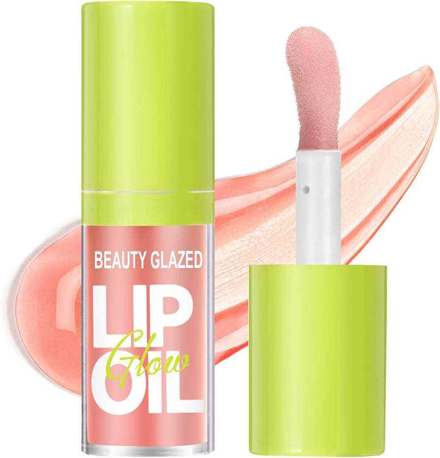 Picture of BEAUTY GLAZED -BRIGHT LUSTROUS LIP OIL MOISTURIZING SHINE PLUMPING.4G -102# KISS