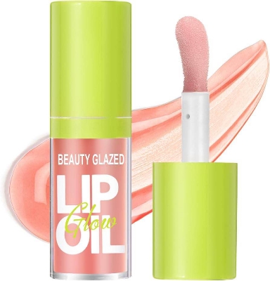 Picture of BEAUTY GLAZED -BRIGHT LUSTROUS LIP OIL MOISTURIZING SHINE PLUMPING.4G -102# KISS