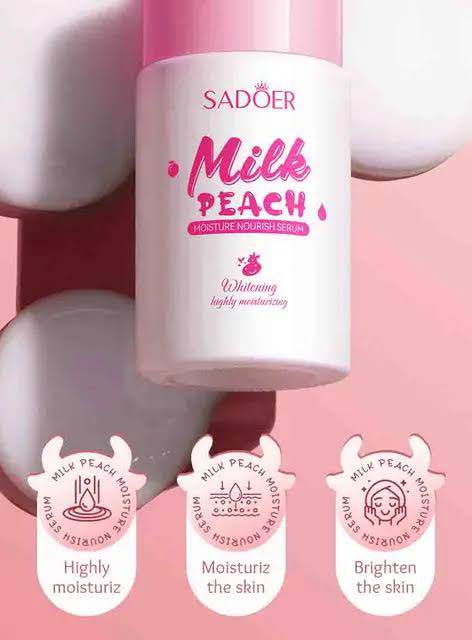 Picture of SADOER Hydro Boost Milk Peach Moisture & Nourish Serum- 30ml