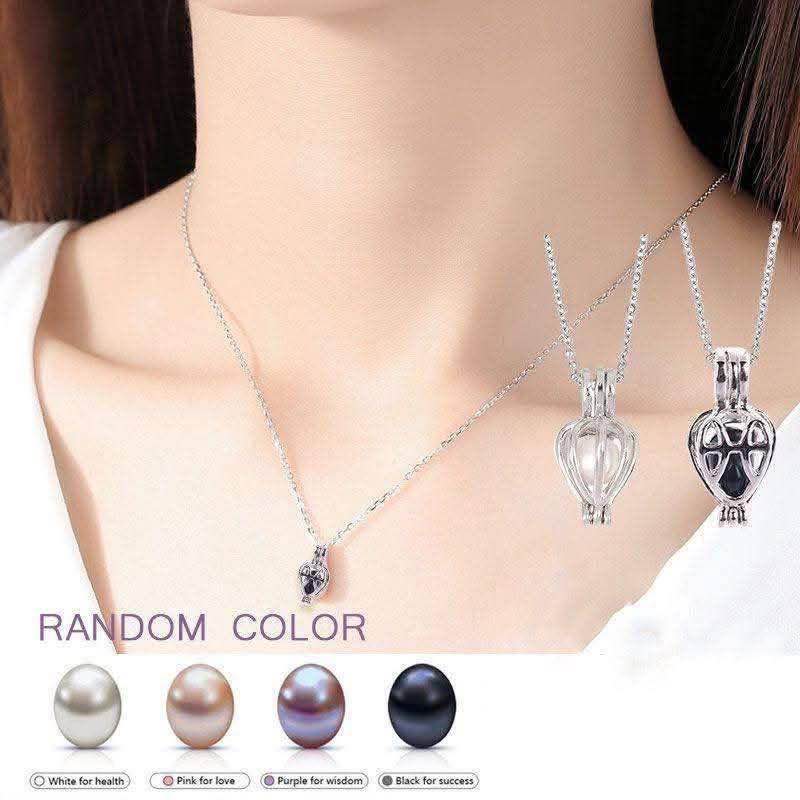 Picture of Love season Necklace Making Kit Cage Pearl in Kit Set Necklace Kit