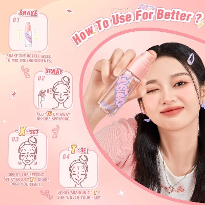 Picture of PinkFlash Double Fixing Setting Spray - 40ml - Makeup Setting Spray