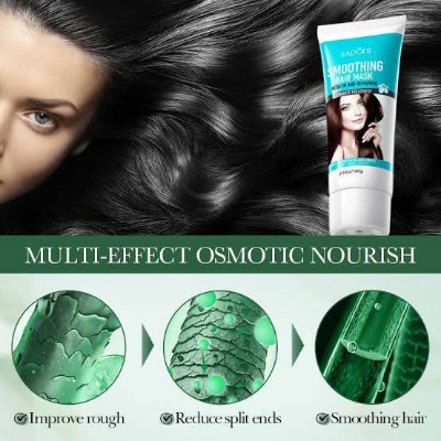 Picture of SADOER One Minute Oil Keratin Smoothing Repair Mask To Improve Frizziness-100gm