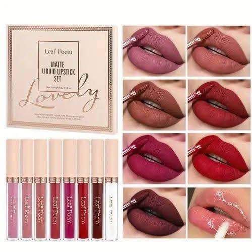 Picture of Leaf Poem Long Lasting Matte Liquid Lipstick-8pcs