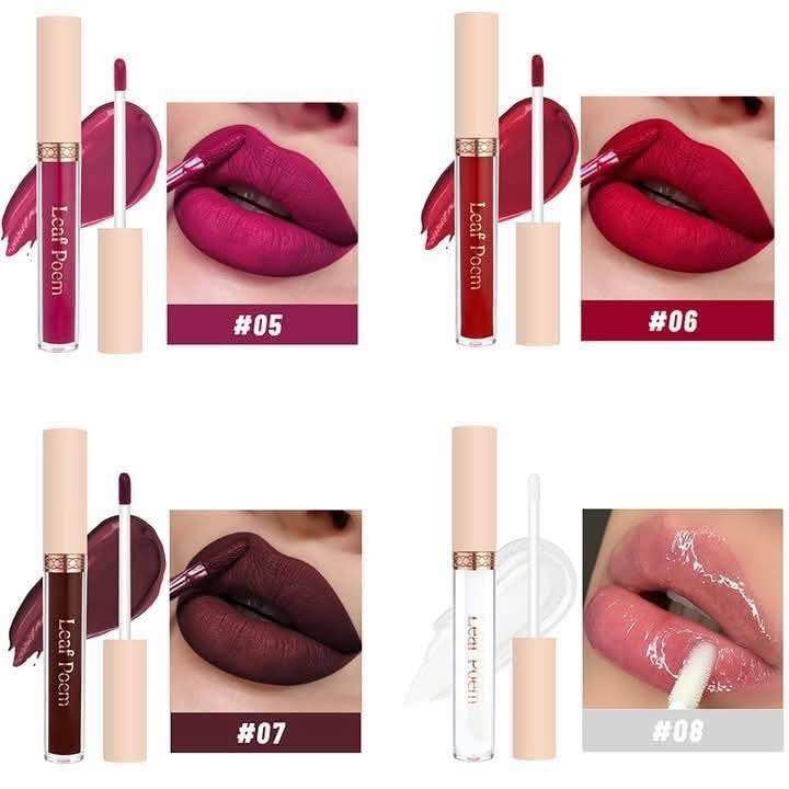 Picture of Leaf Poem Long Lasting Matte Liquid Lipstick-8pcs
