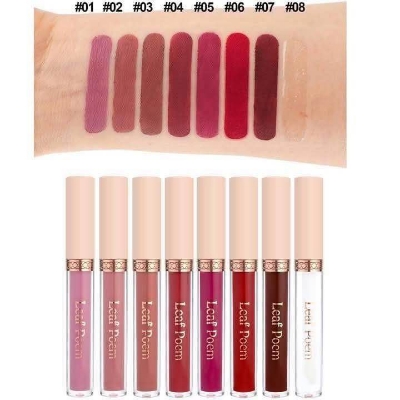 Picture of Leaf Poem Long Lasting Matte Liquid Lipstick-8pcs
