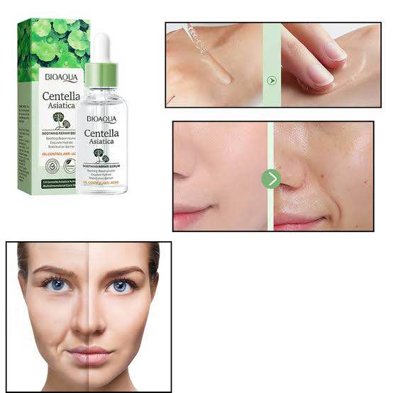 Picture of BIOAQUA Centella Asiatica Soothing Repair Facial Serum Nourish Oil Control Anti-Acne Face Skin Care 30ml