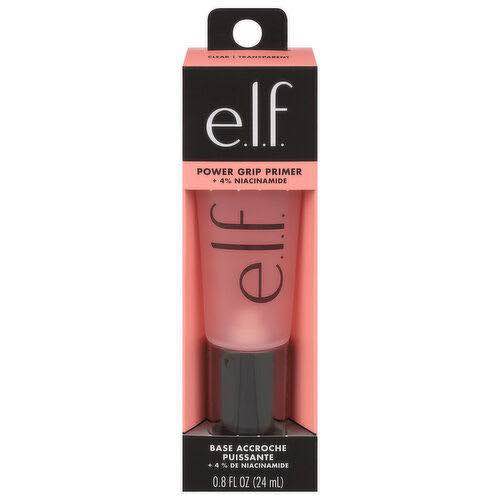 Picture of e.l.f. Power Grip Primer + 4% Niacinamide, Gel-Based & Hydrating Face Primer, Evens Skin & Brightens, Grips Makeup, Vegan & Cruelty-Free, 0.811 Fl Oz , Pink