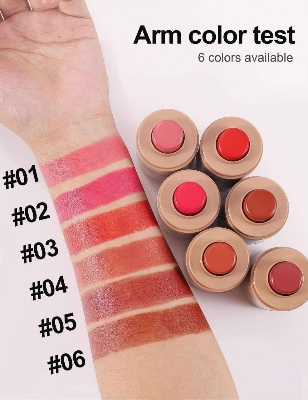 Picture of HANDAIYAN 3-in-1 Pocket Blush Stick Natural Color Rendering Smooth Moisturizing Face Rouge Cream Waterproof Matte Contour Makeup