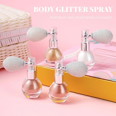 Picture of Glitter Spray Body & High Gloss Powder Spray 4 Colors Shimmer Sparkle Powder for Face & Body-1PCS
