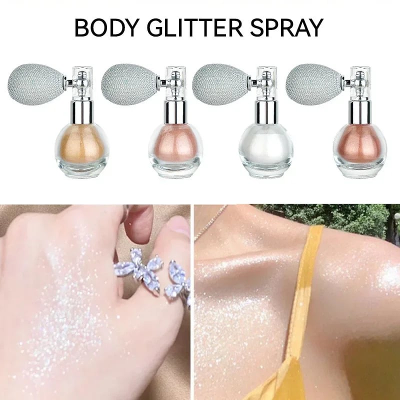 Picture of Glitter Spray Body & High Gloss Powder Spray 4 Colors Shimmer Sparkle Powder for Face & Body-1PCS
