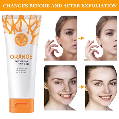 Picture of Paqiman Orange Exfoliating Whitening Gel Orange Exfoliating Gel Scrub Face Whitening Whitening Lazy Cream For Face