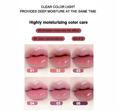 Picture of PAGE VINE Lip Serum Twist Lipstick Lip Gloss Moisturizing Fade Lip Pattern Lip Gloss