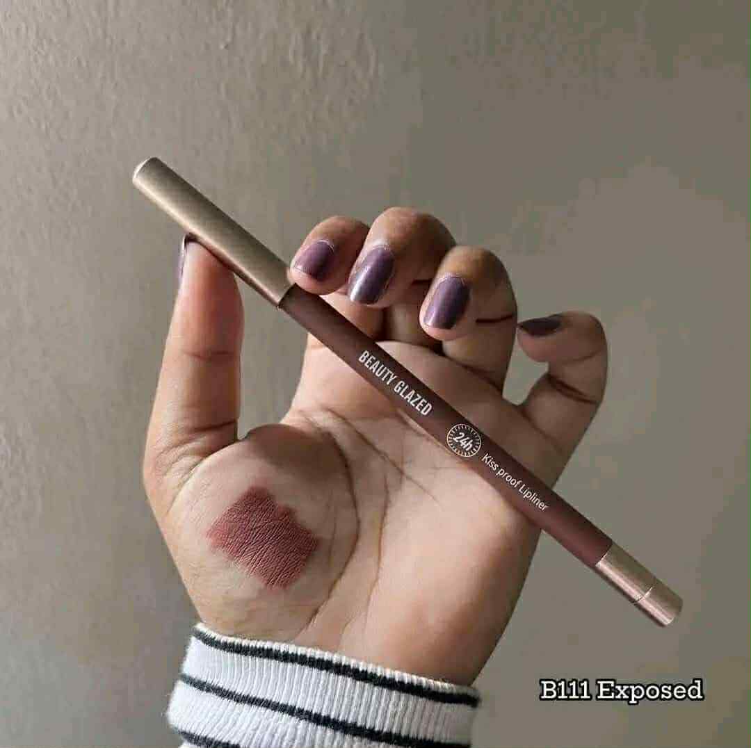 Picture of BEAUTY GLAZED Waterproof Matte Lip Liner Pencil-111 EXPOSED