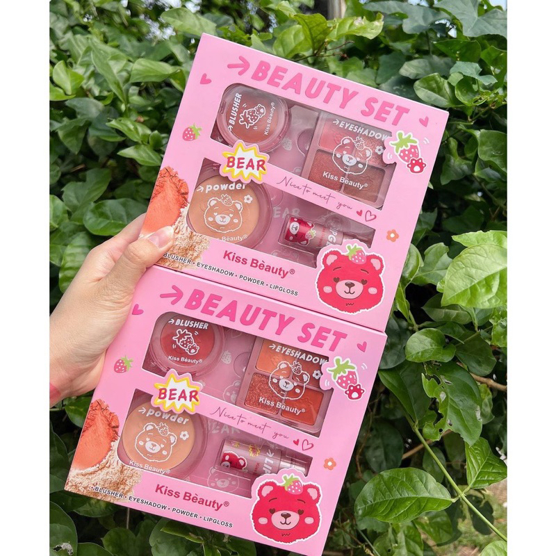 Picture of Kiss Beauty 4 in 1 Bear Nice to Meet You Beauty Set