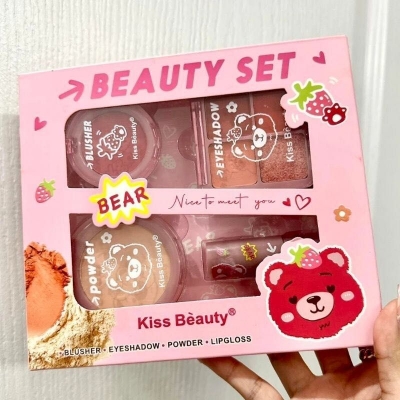 Picture of Kiss Beauty 4 in 1 Bear Nice to Meet You Beauty Set