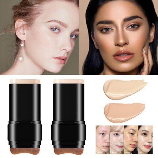 Picture of Kakashow Beauty Water Light Foundation Stick Moisturizing Concealer Face Acne Dark Circles Flawless Eraser Foundation Stick-#01