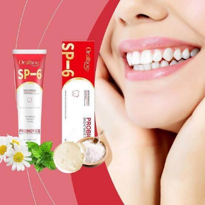 Picture of Oralhoe SP-6 Brightening + PROBIOTICS Bright White Toothpaste