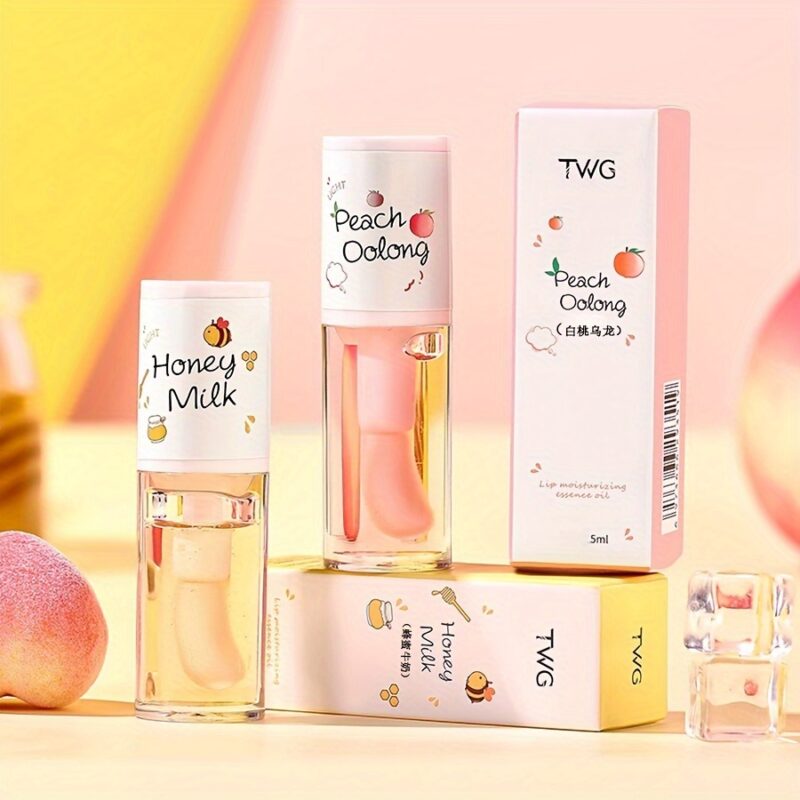 Picture of TWG Moisturizing Lip Essence Oil White Peach Oolong Honey Milk Clear Lip Oil-5ml