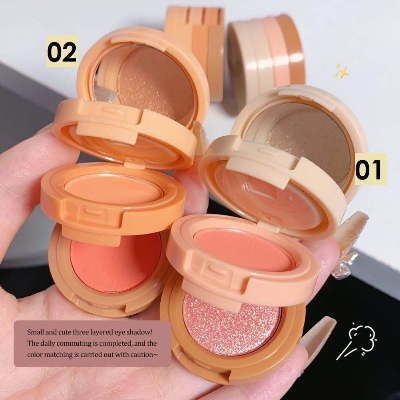 Picture of Miss Lara - 3 in 1 Blusher + Highlighter-#02