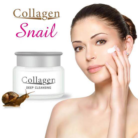 Picture of Snail Cream With Collagen Regenerating & Firming Cream Facial Moisturizing Snail Mucin Extract, Wrinkle Care, Blemish Care and Firming 80ml