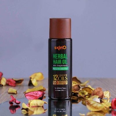 Picture of SKINO HERBAL HAIR OIL With Dragobotani Reduces Hair Foll-100ml