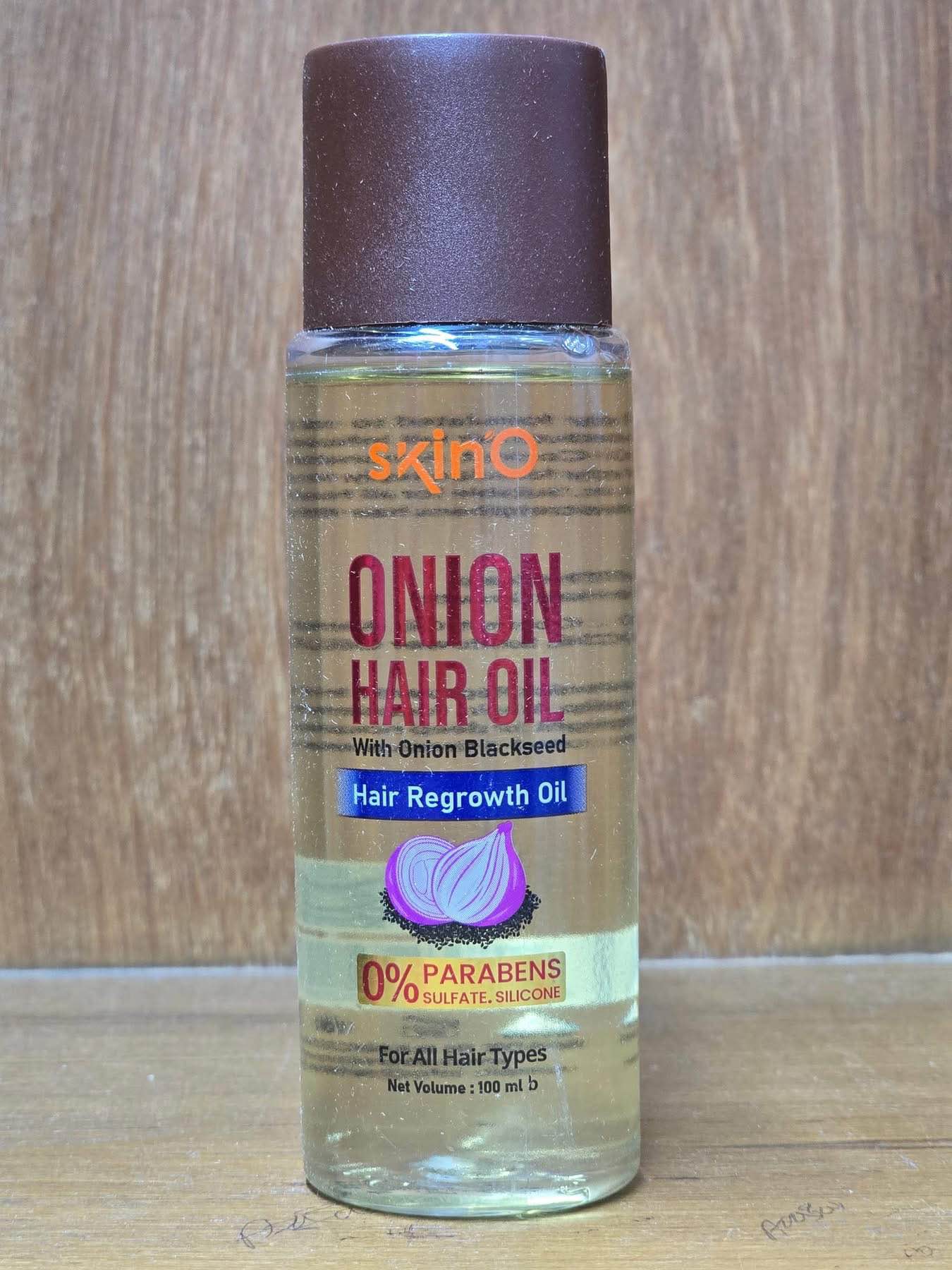 Picture of Skino Onion Hair Oil With Onion Blackseed Hair Regrowth Oil 100ml